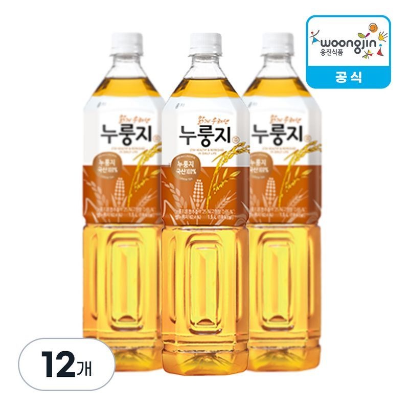 웅진식품 맑게 우려낸 누룽지차 1.5L X 12개