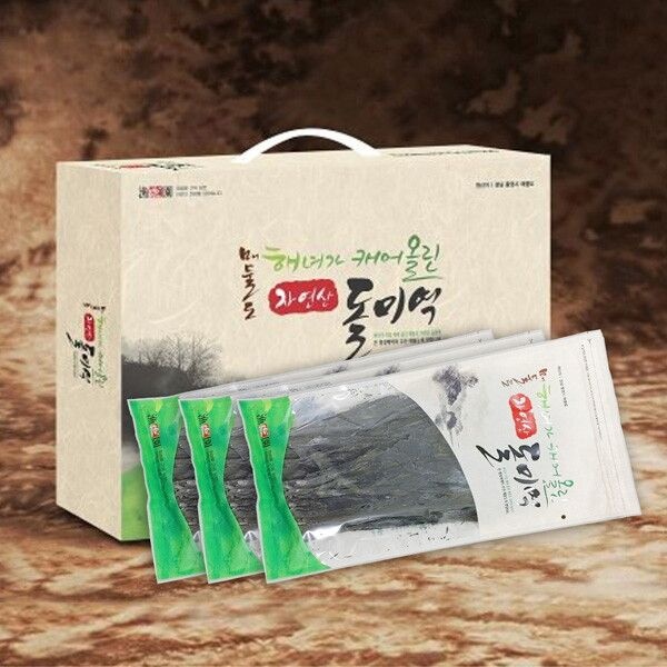 [어심원] [어심] 매물도 자연산 돌미역세트(120gx3봉)