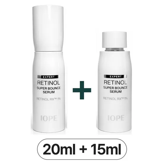 아이오페 레티놀 슈퍼 바운스 세럼 20ml+15ml 쫀쫀한 모공 피부 탄력 에센스