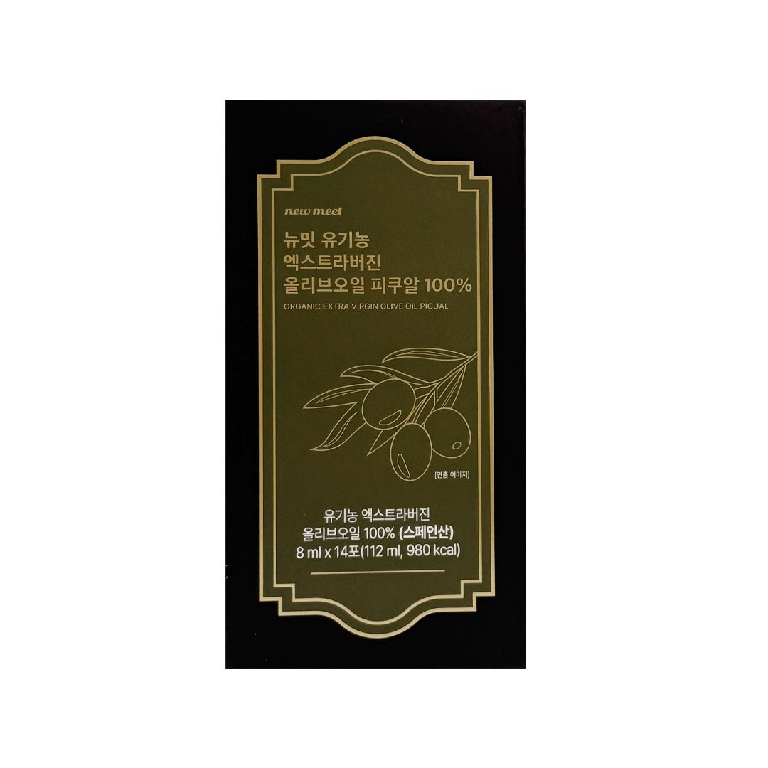 [뉴밋] 유기농 엑스트라버진 올리브오일 피쿠알 100% 1박스(14포)
