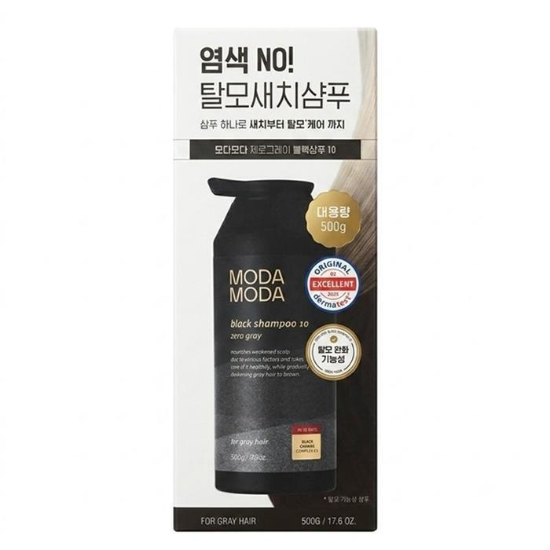 모다모다 제로그레이 블랙10 샴푸 500g (52207922)
