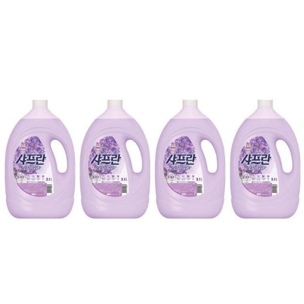 [샤프란]  릴렉싱 아로마 3.1L x 4개 섬유유연제 대용량