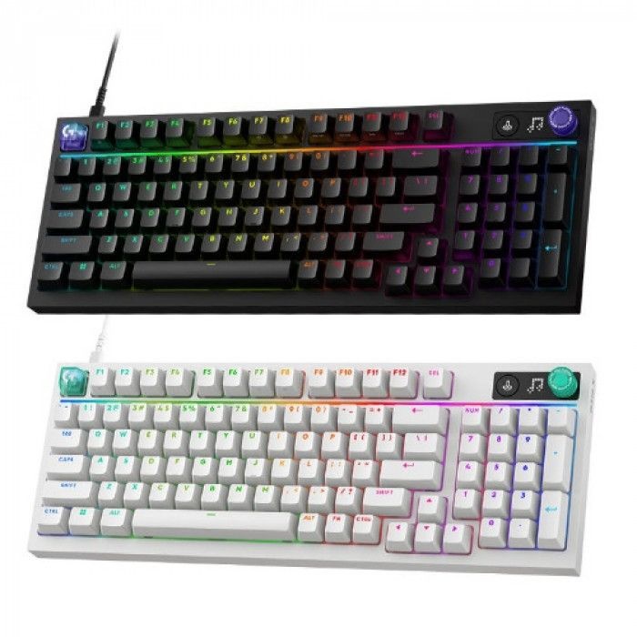 [오늘출발] 로지텍G [로지텍] logitech G316 X 98 블랙 컴팩트 풀배열 유선 게이밍 키보드 (갈축)