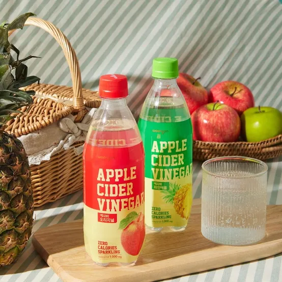 웅진식품 애사비 제로 2종 혼합 500ml x 24페트 (오리지널,파인애플,제주청귤 중 택2)