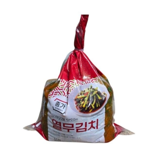 종가집 종가 열무김치 2.5kg 2개 총 5kg 가정용 여름 별미 김치