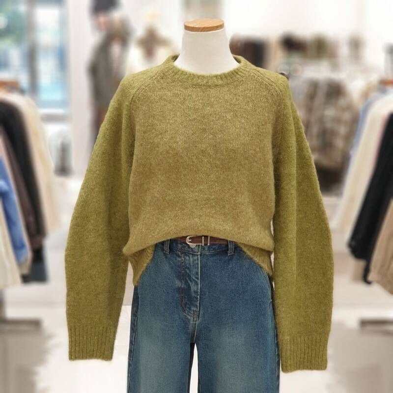 온앤온 온앤온 라운드넥 알파카혼방 풀오버니트 NJK5WPB32 Q6R9S2T4 E6F8G3H1