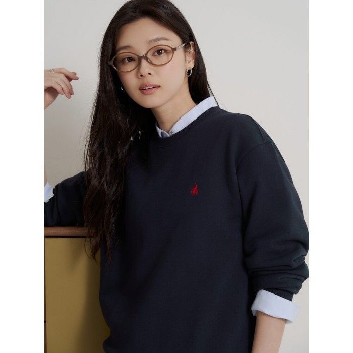 [Essential] 남녀공용 스웨트 셔츠 네이비 BC6841E93R