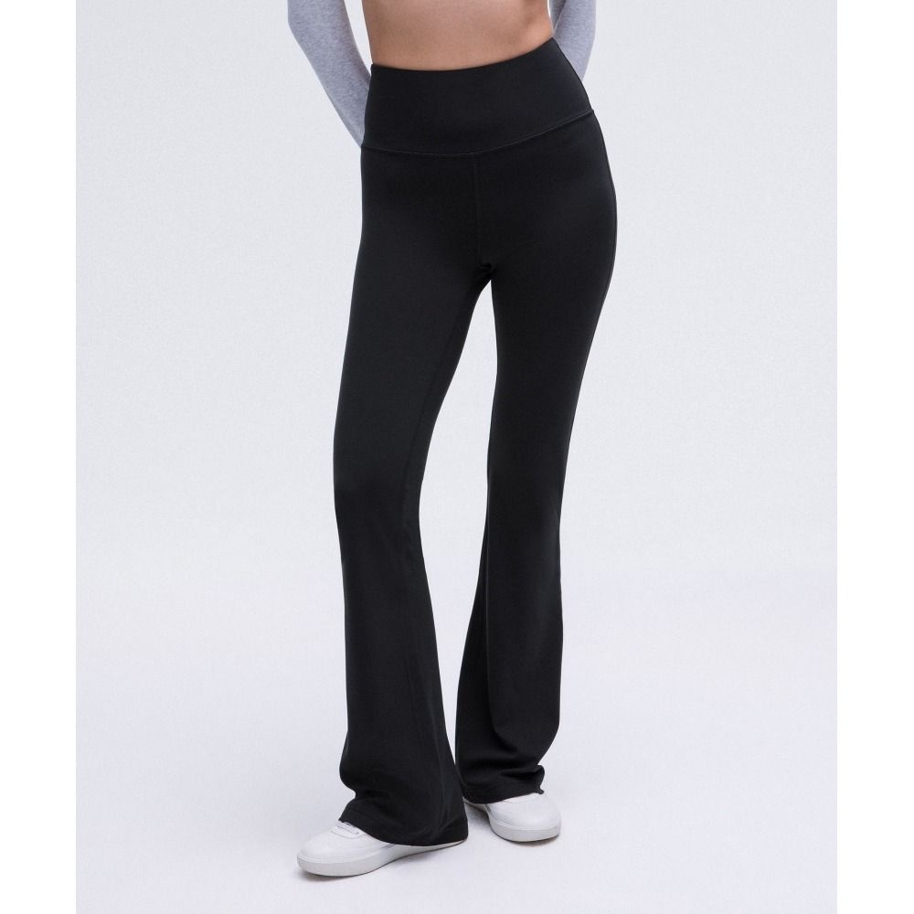룰루레몬 그루브 Nulu 슈퍼 하이라이즈 플레어드 팬츠 *레귤러 BLK LW5FG2S-0001 5738119