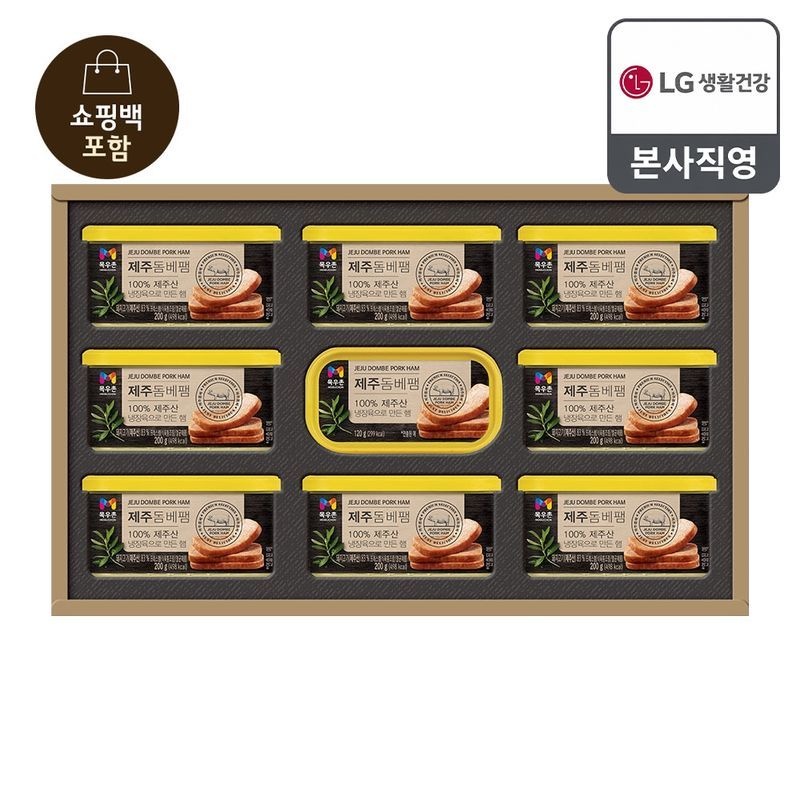 LG생활건강 [26년 추석 식품선물세트] 제주돔베팸 1호
