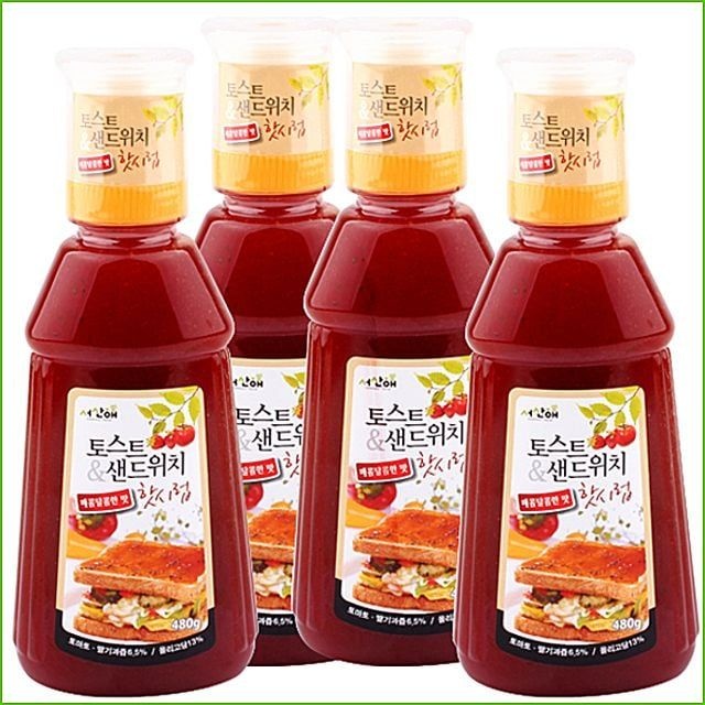 핫시럽480g(매콤달콤한맛) x 4개