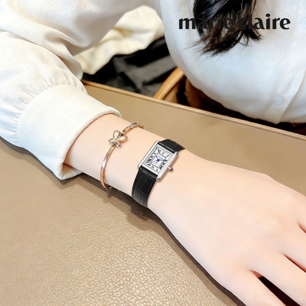 마리끌레르 여성가죽손목시계 MR 1002 LWH SMALL