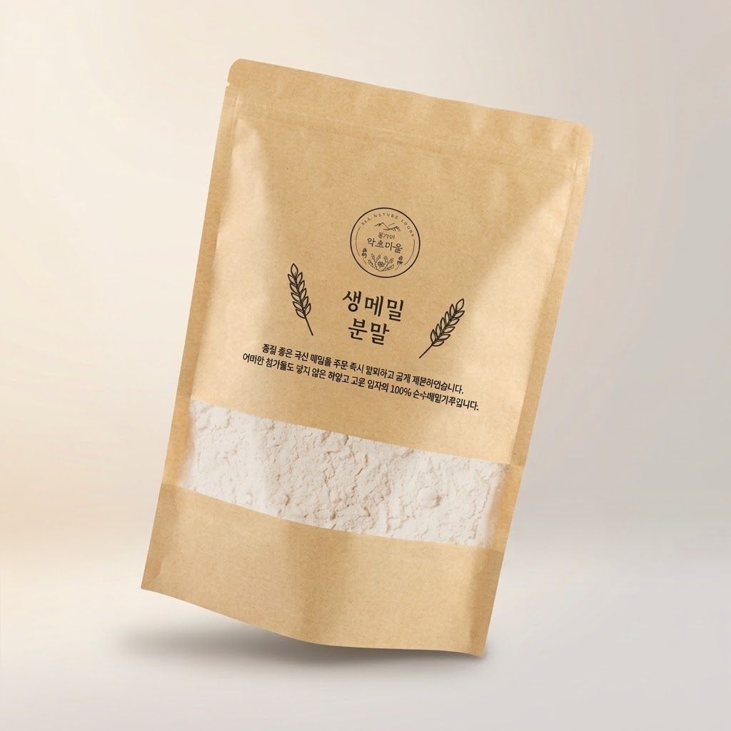 메밀 생 국산 분말 가루 700g