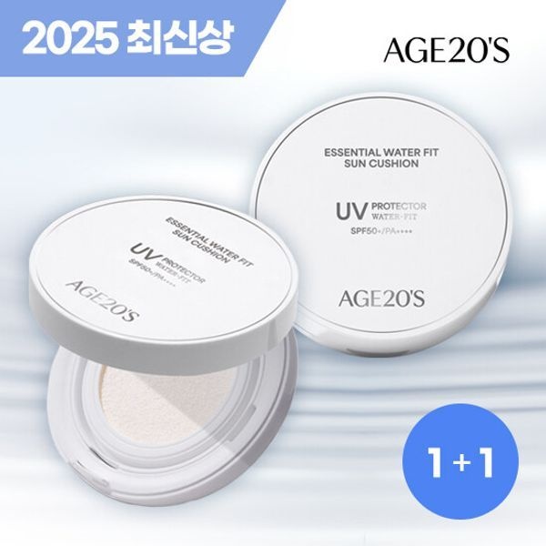 [하프클럽]에이지투웨니스 AGE20S  에센셜 워터핏선쿠션 15g 2개 (1+1)