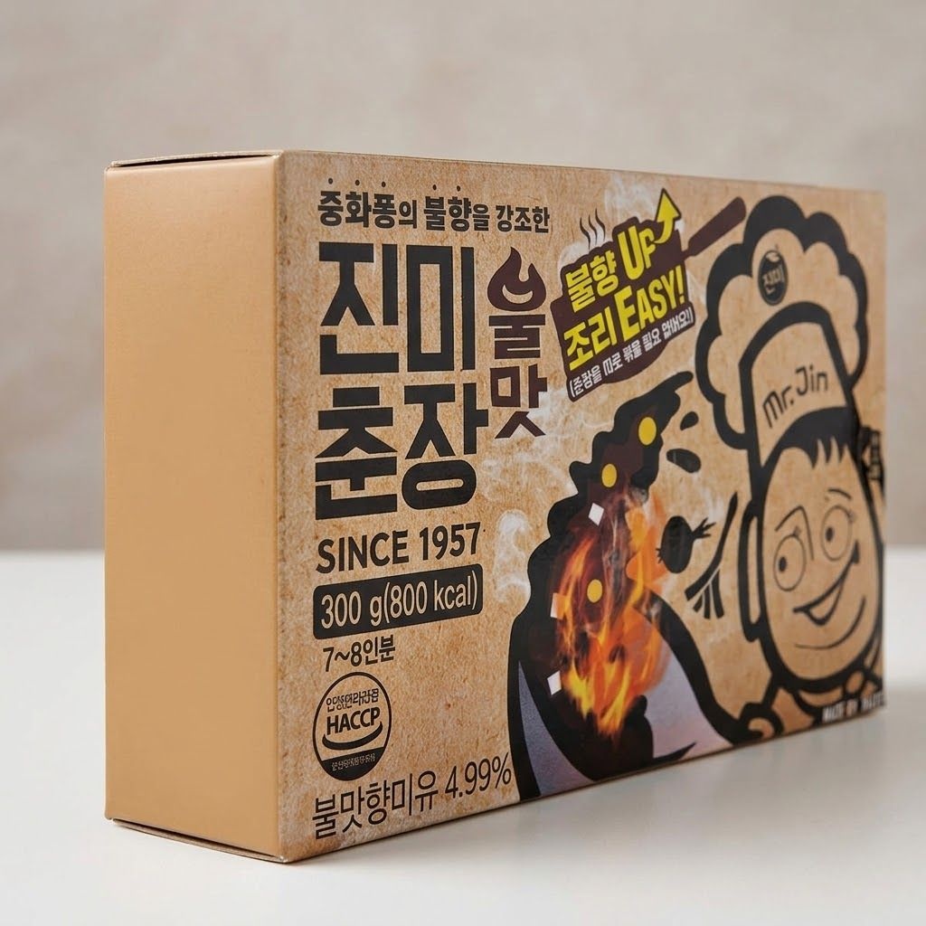 진미 진미식품 춘장 볶음간장 비빔국수 불맛 300g 2개