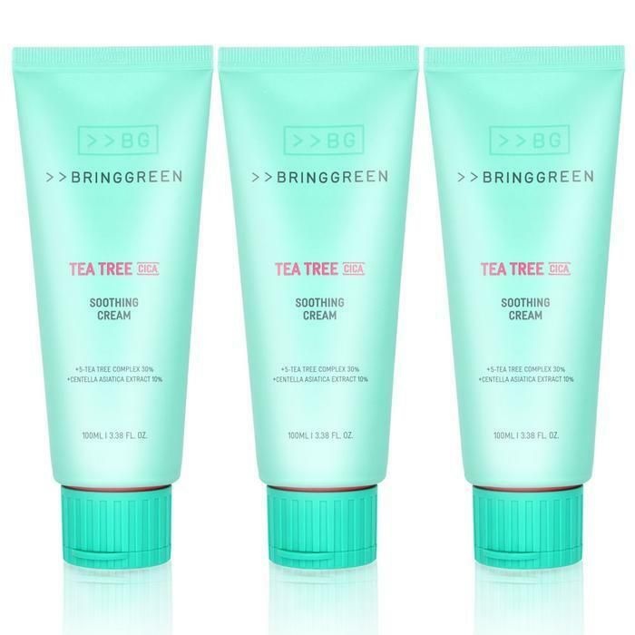 (현대Hmall) [브링그린] 브링그린 티트리 시카 수딩 크림 플러스 100ml 3개