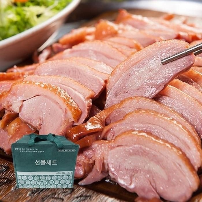 새담 흑마늘 오리훈제 슬라이스 선물세트 200g x 10팩