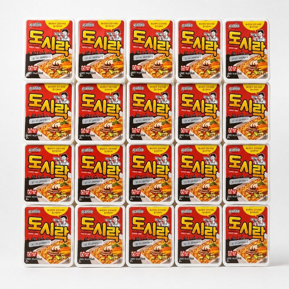 팔도 도시락 컵라면 86g 24개 간편하고 맛있는 야식라면