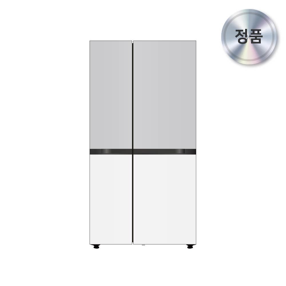 (현대Hmall) LG 디오스 AI 오브제컬렉션 S836MRQ032 양문형냉장고 832L 그레이 화이트-킴스