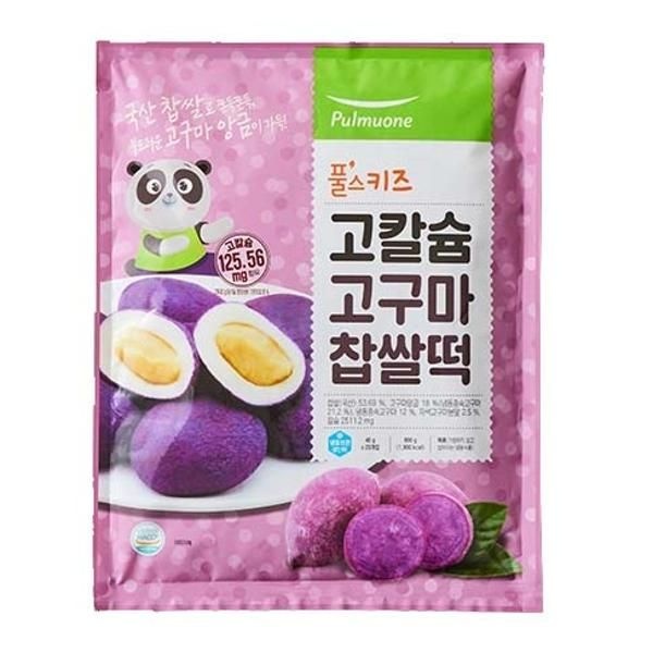 풀무원 고칼슘 고구마찹쌀떡 디저트 아침대용 800g