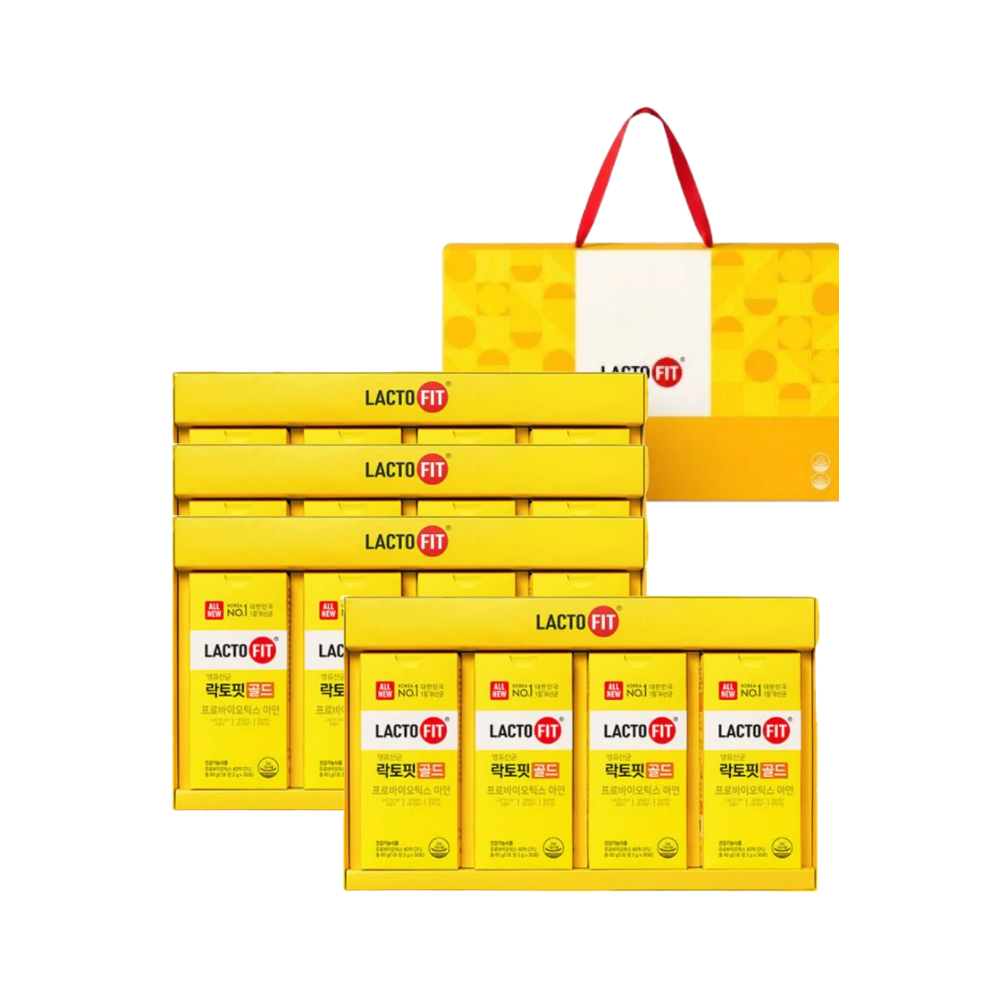 락토핏 골드 All New 120포 선물세트 (30포x4개입) x4박스