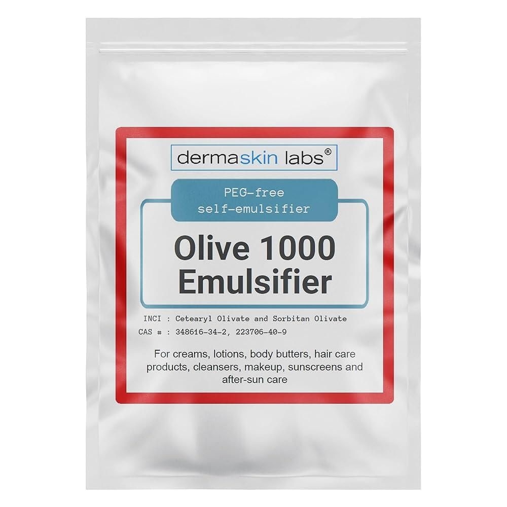 Dermaskin Labs [해외] 올리브 1000 유화제 테아릴 올리베이트 소르비탄 식물 기반 왁스 ECOCERT COSMOS 검증 DIY 스킨케어 헤어 케어 어플리케
