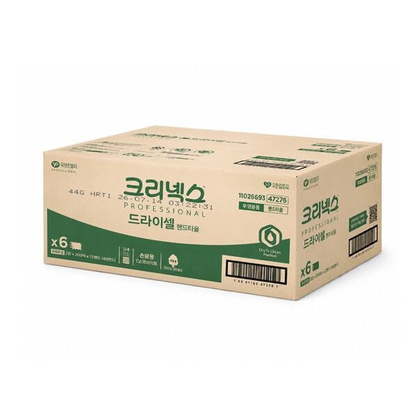 [온누리상품] 알파 [크리넥스] 핸드타올 드라이셀 47276 R170 (170Mx6롤)