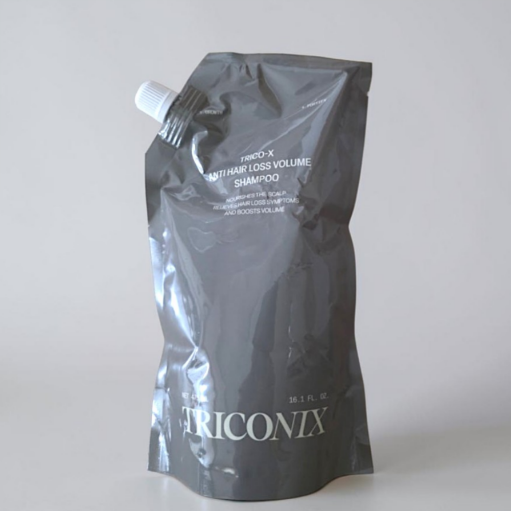 트리코닉스 트리코엑스 볼륨샴푸 파우치 리필팩 475ml 1개