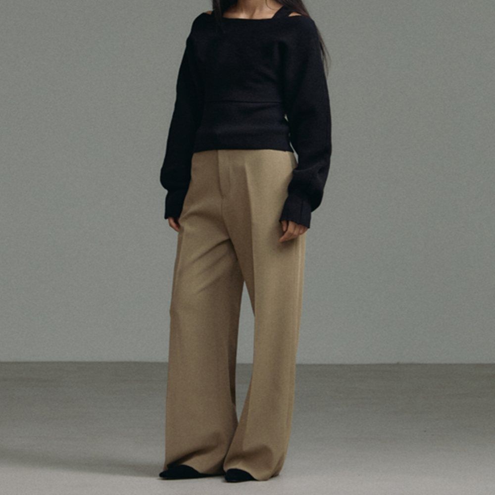 26 가을 띠어리 와이드 팬츠 언더스탠딩 26FW 국산 여성스판슬랙스 부츠컷슬랙스 스탠다드핏