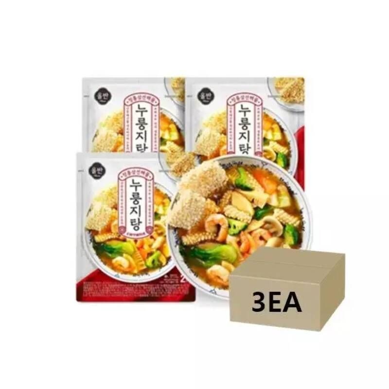 올반 정통 삼선 해산물 해물 누룽지탕 500g x 3팩