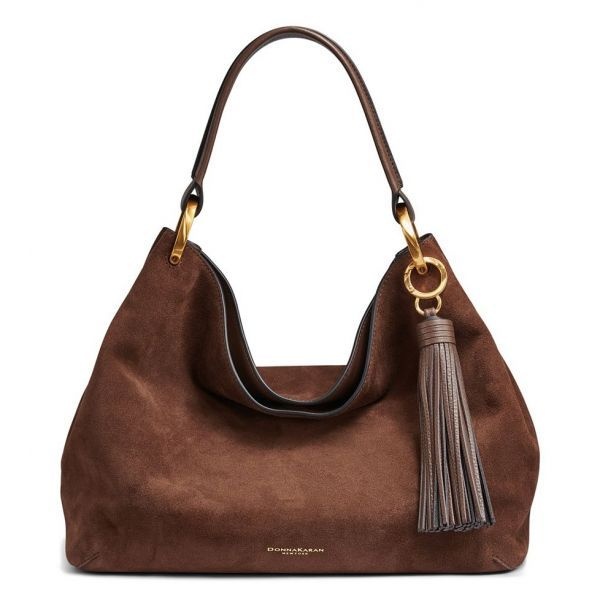 Donna Karan New York [해외] DON 온na Karan NEW YORK 뉴욕 도나 카란 글렌우드 숄더 핸드백 - 초콜릿 색상 337851