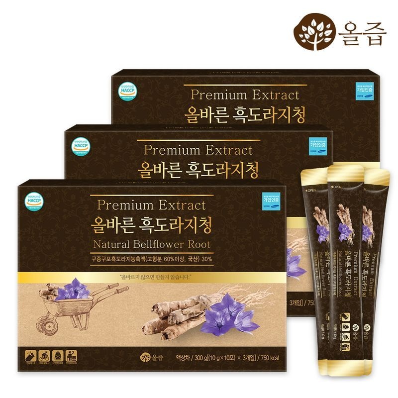올즙 [올즙] 올바른 흑도라지청 30포 x 3세트