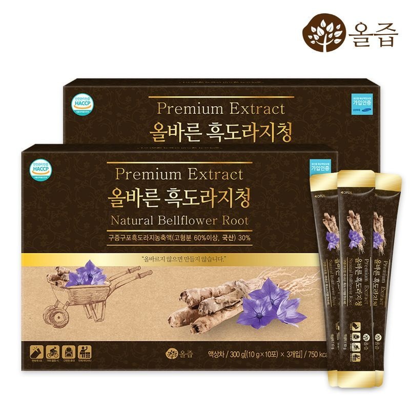 올즙 [올즙] 올바른 흑도라지청 30포 x 2세트