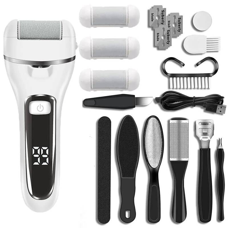 [해외] 발각질제거기 풋브러쉬 AliExpress 컬렉션 전기 연삭 페디큐어 도구 발 사포 파일 뒤꿈치용 전문 관리 각질 굳은살