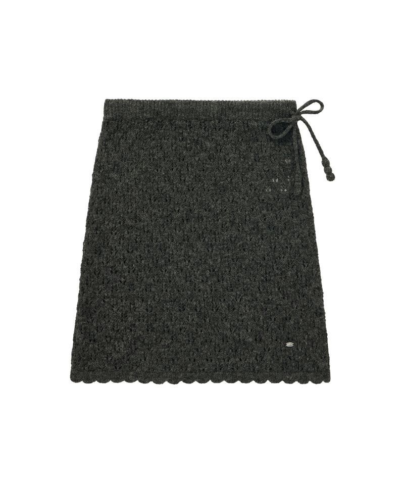 <매장정품> COVERNAT 커버낫 WOMAN 우먼 레이어드 니트 스커트 차콜 CO2603SR71CH 2056725