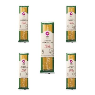 청정원 스파게티면 (5-6인분) 토마토 오일 크림 500g 5개