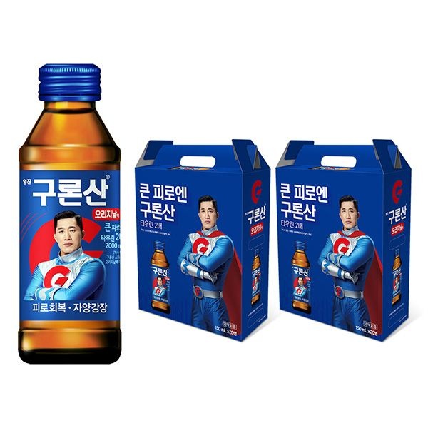 [롯데백화점] 해태음료 영진 구론산 오리지널 150ml 40병