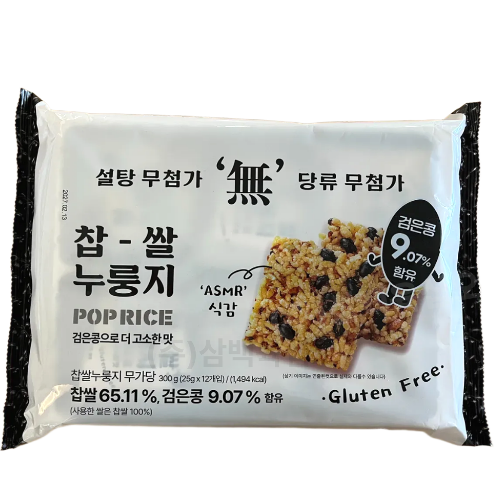 무가당 찹쌀 누룽지 300g x 6개