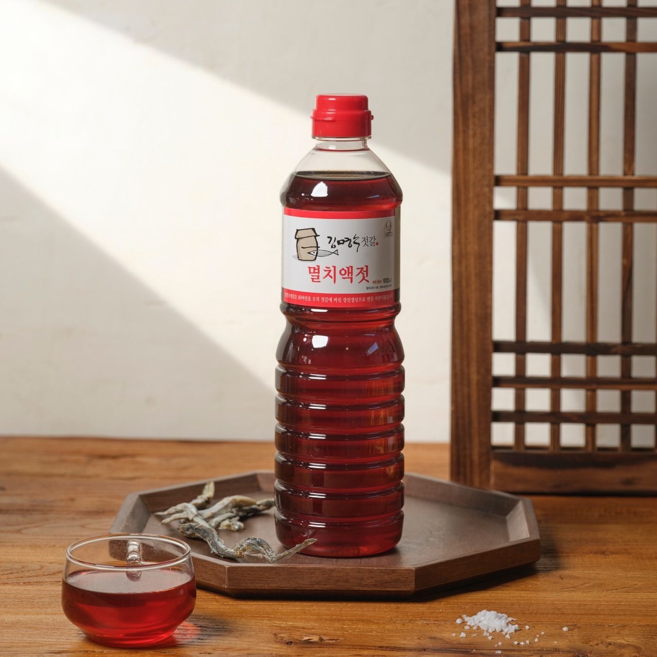 김명수젓갈 멸치액젓 천연식품 900ml