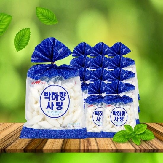 CW 청우 박하향사탕 410g x 12개 / 박하사탕 캔디