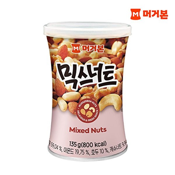 [머거본][본사직영] 믹스너트 135g 1캔