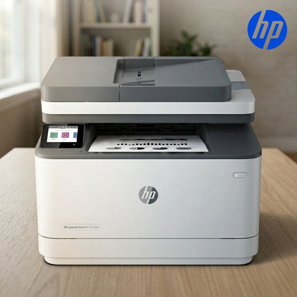 HP (신세계모바일상품권행사) HP 3103FDW 흑백레이저복합기 양면인쇄 유무선네트워크 팩스가능