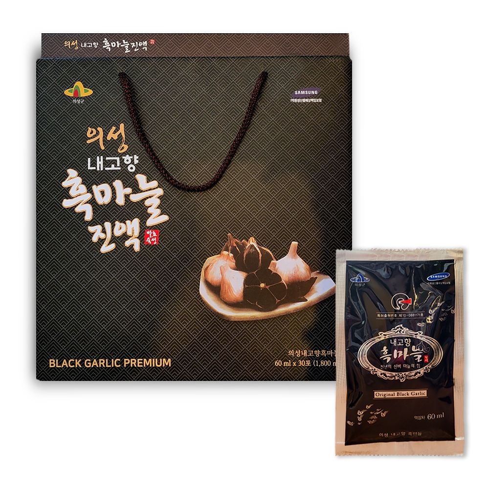 의성농산 의성흑마늘진액 발효 통흑마늘 흙마늘 즙 액기스