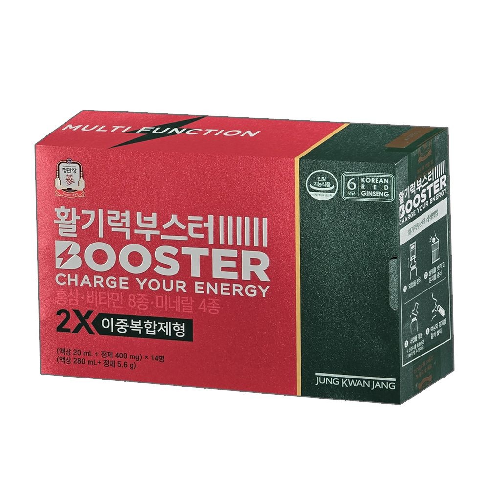 [오늘출발] 정관장 활기력 부스터 (액상 20ml + 정제 400mg) x 14개입 1개 /롯데온(WJ)