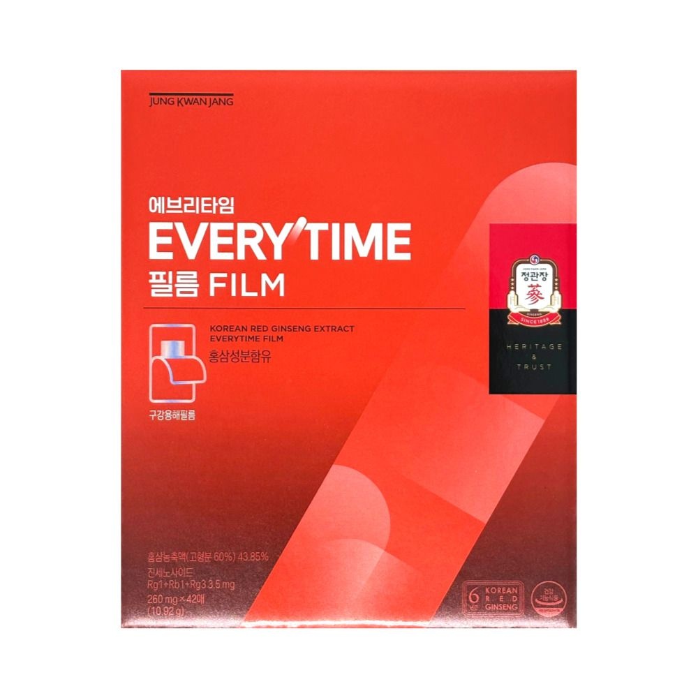 정관장 에브리타임 필름 260mg 42매_HW