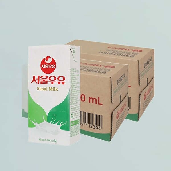 서울우유 멸균우유 1000ml x 10입 2박스 (총 20개) 우유/서울우유/멸균 615558