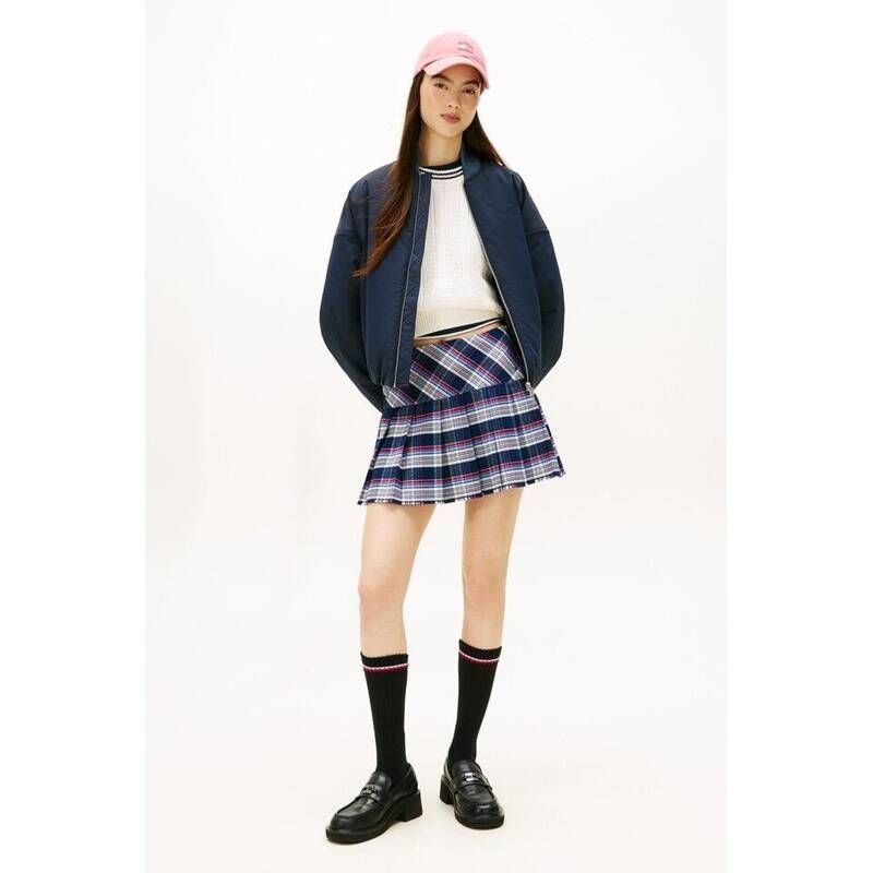 타미진스 여성 체크 플리츠 미니스커트 T32G0WSC40TWT1 Q6R9S2T4 Y5Z8A3B1