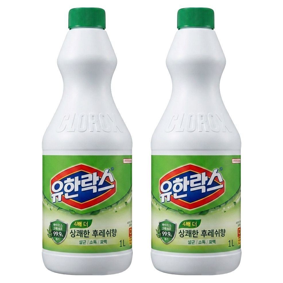 유한락스 후레쉬향 1L X 2개