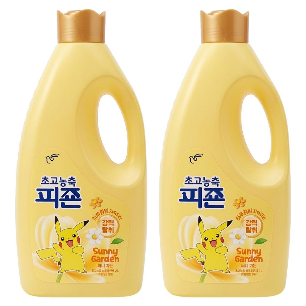 무궁화 초고농축 피죤 섬유유연제 써니가든 용기 2L X 2개