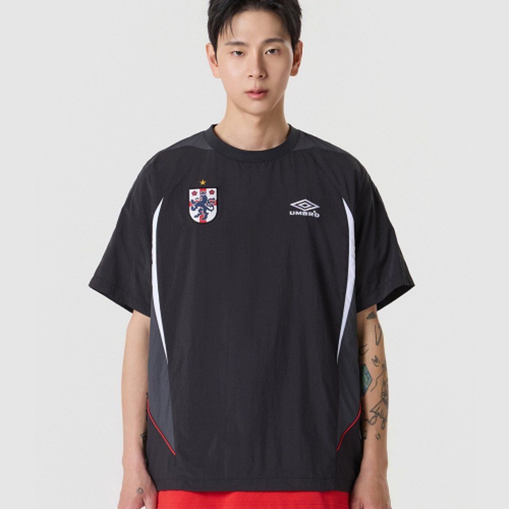 엄브로 HBL 풋볼 와펜 반팔 피스테 블랙 UR224CWT52 6371224