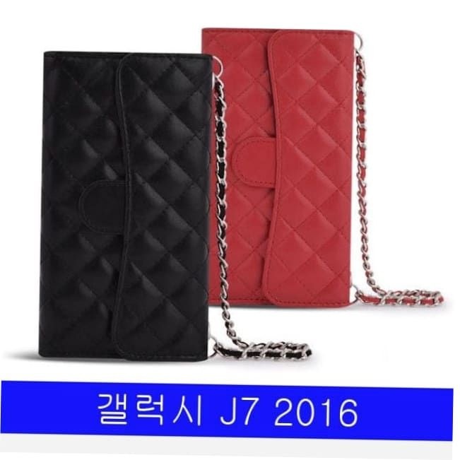 갤J72016케이스 2016 LMN 퀄팅 체인클러치 케이스 J7 J710